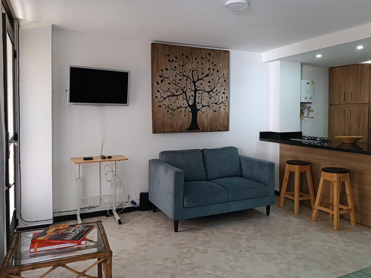 Apartamento Acogedor apartaestudio ubicado en Laureles Medellín Exterior foto